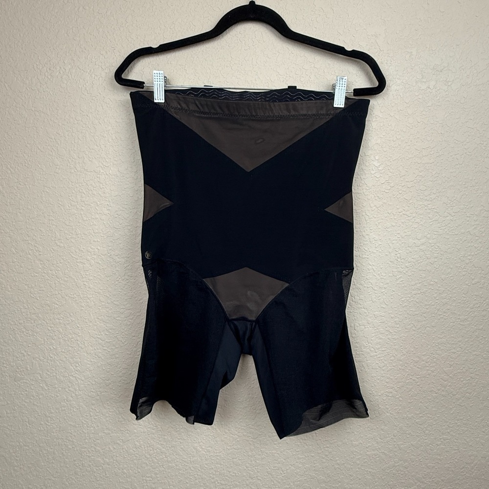 Honeylove SuperPower Short High Waisted Shapewear Shorts Black Sz 1X
